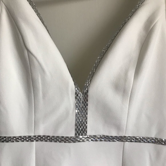 Lulus Mermaid White Rhinestone Maxi Dress - Picture 4 of 16